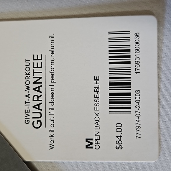 Athleta Flex Light Twist Long Sleeve Open Back Top - Charcoal Grey - Picture 5 of 5